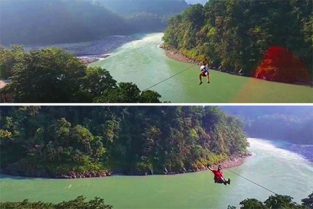 Zipline in Rishikesh