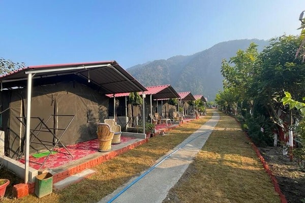 Luxury Camp with Swimiing Pool in Rishikesh: Ideal for Families.