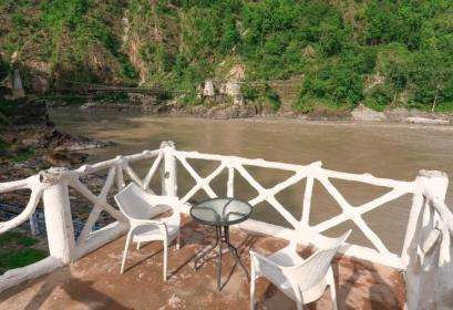 Riverside Resort in Rishikesh at Ganga River Beach