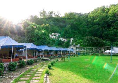 Riverside Resort in Rishikesh at Ganga River Beach