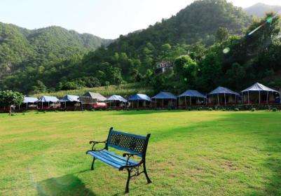 Riverside Resort in Rishikesh at Ganga River Beach