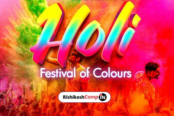 Event Holi at Ganga View Camp